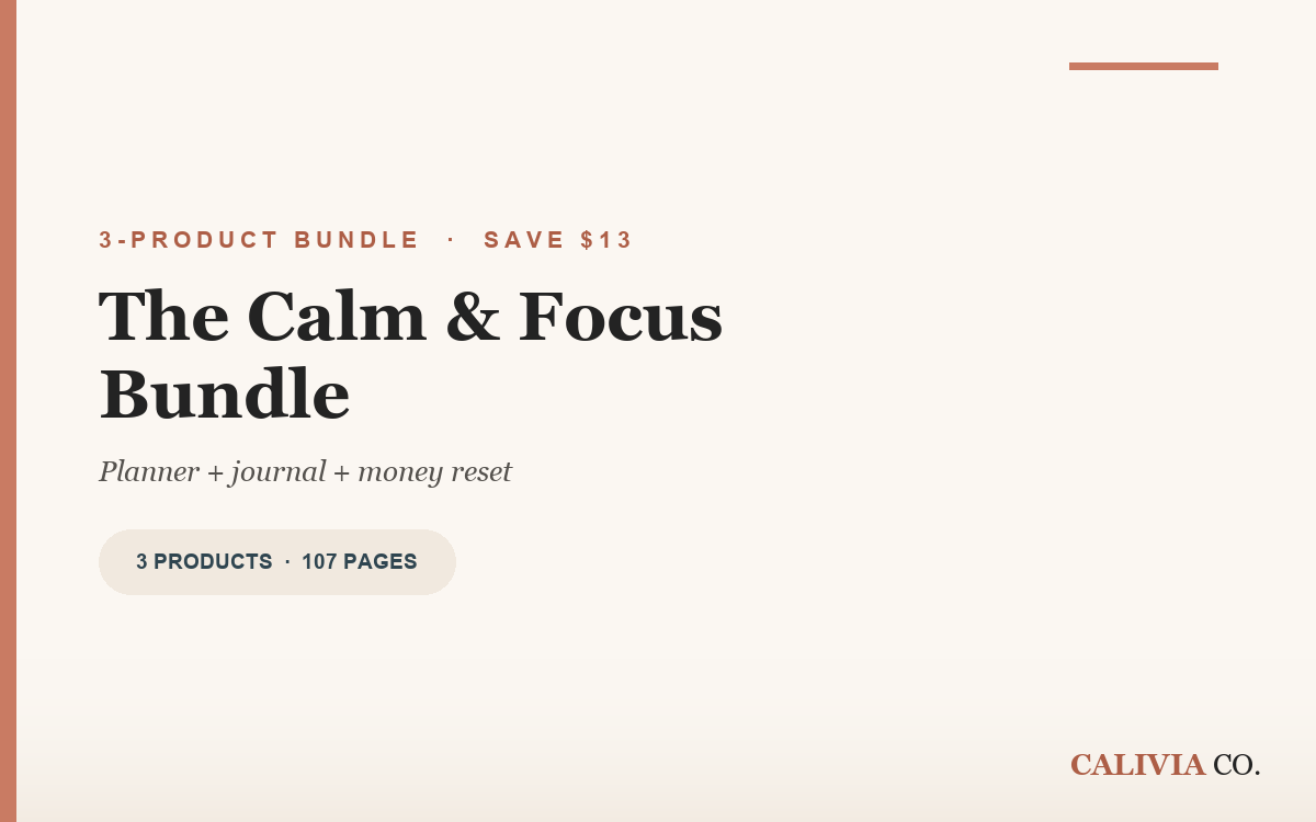 Cover of The Calm and Focus Bundle